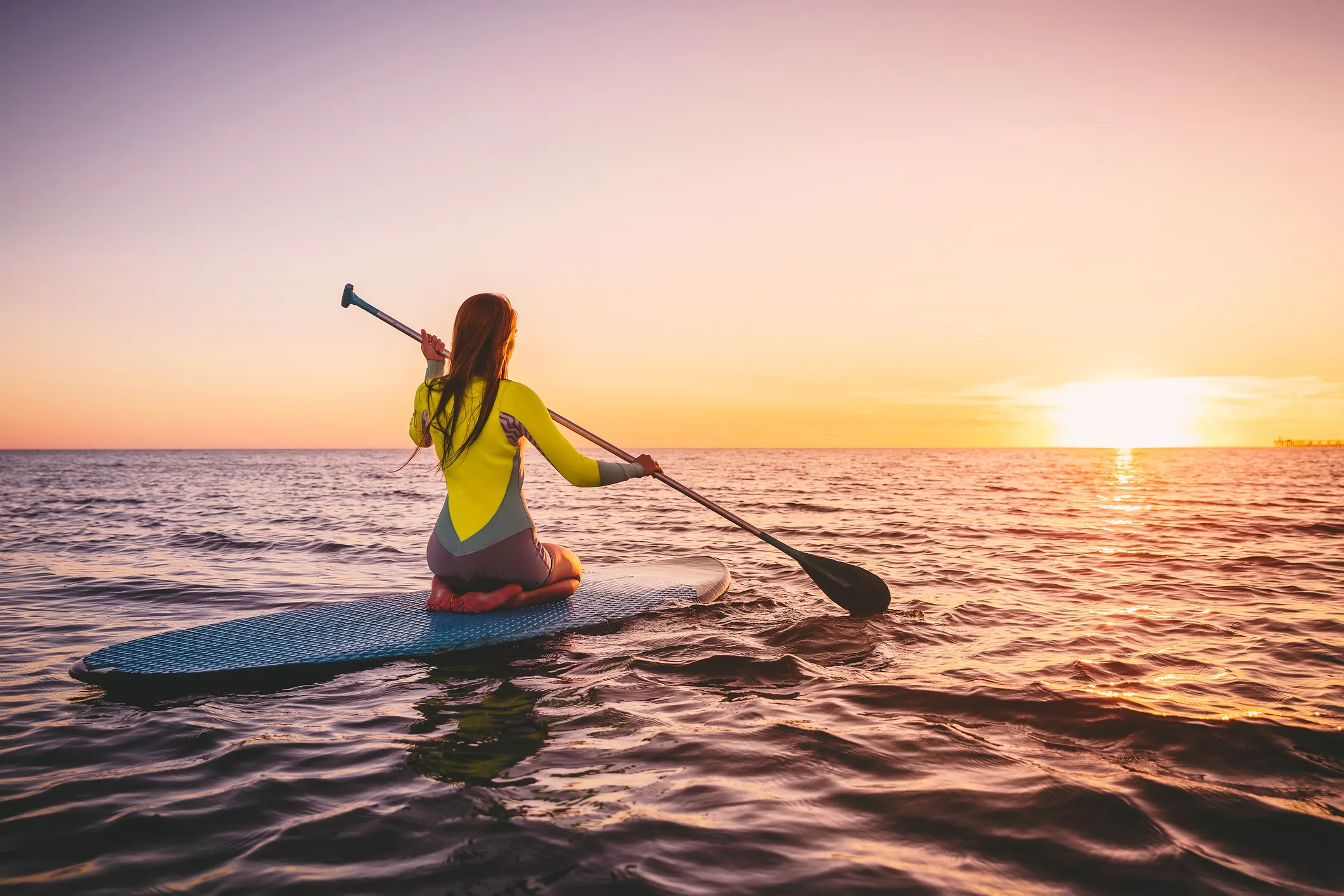 Paddle boarding