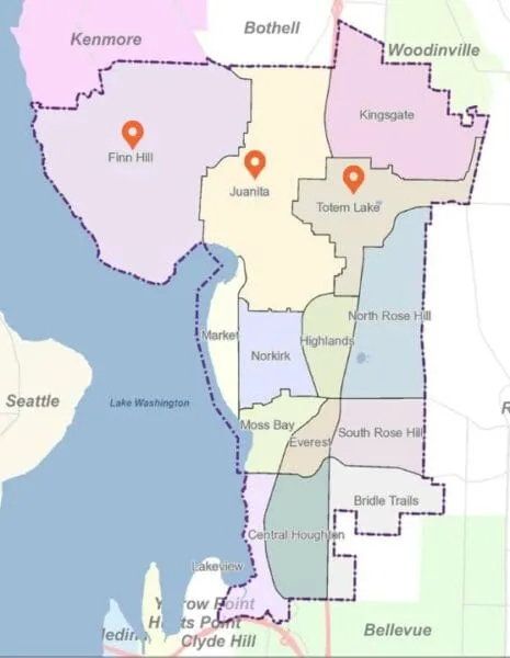 Kirkland Map