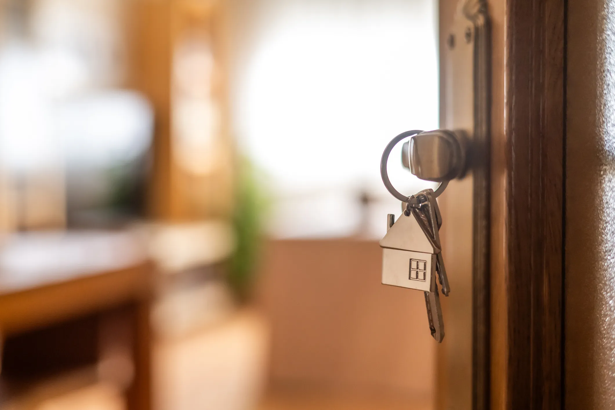 House Keys In Door