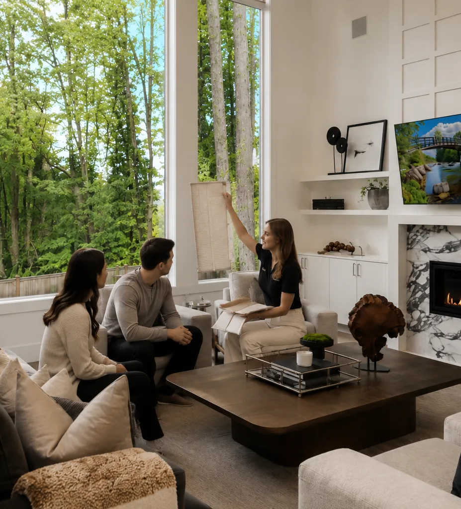 Azori Concierge discussing home care needs with a homeowner