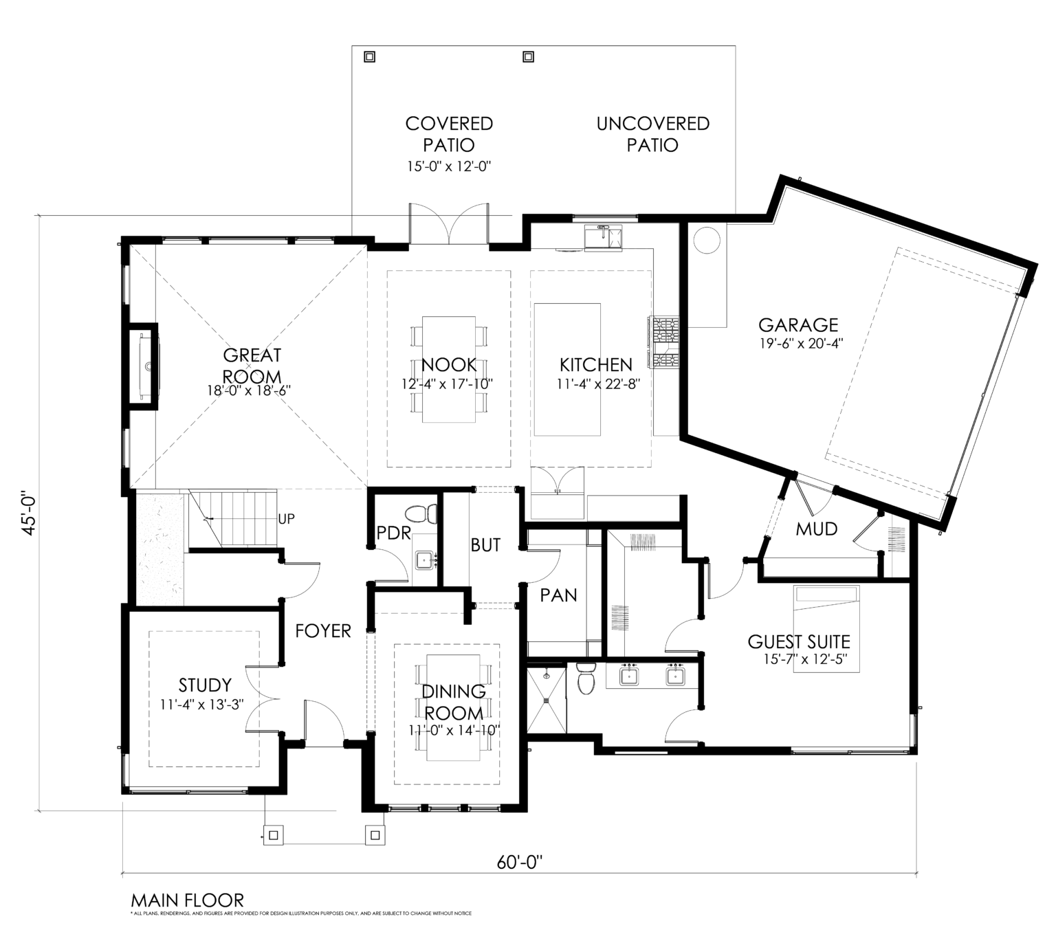 Floor plans - main level