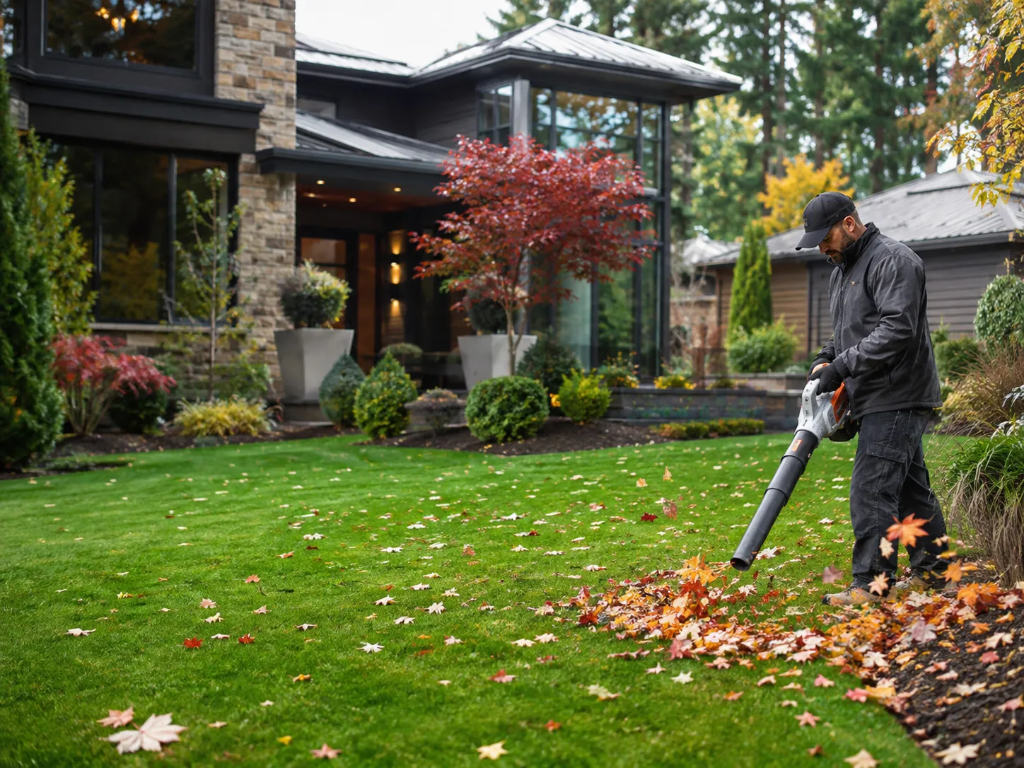 Azori home fall maintenance - fall leaf